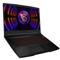 Лаптоп MSI Thin GF63 12VE 15.6" FHD (1920x1080) 144Hz IPS-Level i7-12650H (10C/16T 24 MB up to 4.70 GHz) 16GB DDR4 (2x8 3200MHz) 1TB NVMe SSD Gen4x4 RTX 4050 6GB GDDR6 (Up to 1605MHz) Red Backlit Gaming KBD NO OS Black 1.86