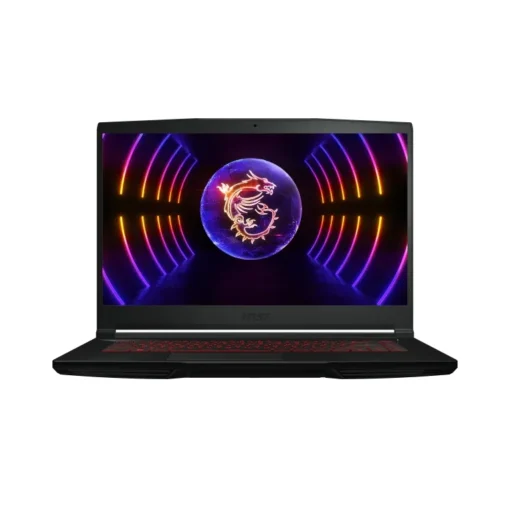 Лаптоп MSI Thin GF63 12VE 15.6" FHD (1920x1080) 144Hz IPS-Level i5-12450H (8C/12T 12 MB up to 4.40 GHz) 16GB DDR4 (2x8 3200MHz) 1TB NVMe SSD Gen4x4 RTX 4050 6GB GDDR6 (Up to 1605MHz) Red Backlit Gaming KBD NO OS Black 1.86