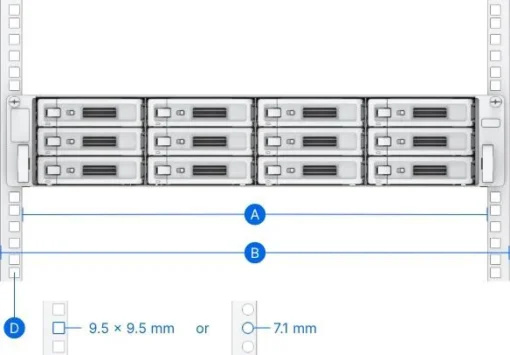 Комплект за релси за стелаж Synology RKS-02