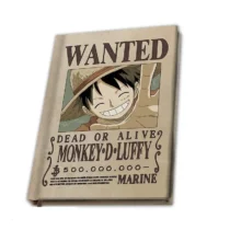 Тефтер ABYSTYLE ONE PIECE Notebook Wanted Luffy A5 180 страници