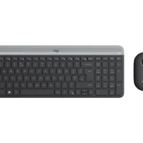 Kомплект безжични клавиатура с мишка Logitech MK470 Черна