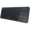 Клавиатура LOGITECH K400 Plus Wireless Touch Keyboard - BLACK - US INT'L