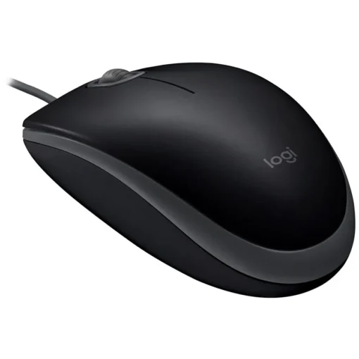 Мишка за компютър LOGITECH B110 Corded Mouse – SILENT – BLACK – USB –