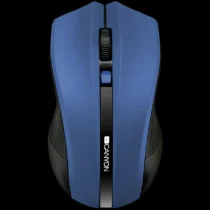 Безжична мишка CANYON MW-5 2.4GHz wireless Optical Mouse with 4 buttons DPI 800/1200/1600 Blue 122*69*40mm