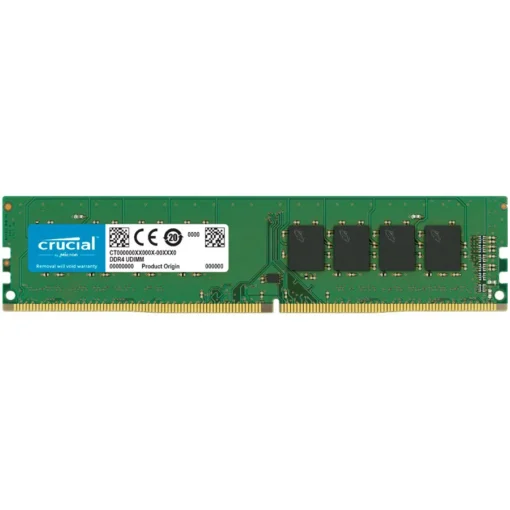 Памет за компютър Crucial 8GB DDR4-3200 UDIMM CL22 (8Gbit/16Gbit) EAN: 649528903549