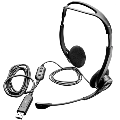 Слушалки LOGITECH PC960 Corded Stereo Headset BLACK – USB