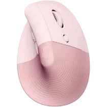 Безжична мишка LOGITECH Lift Bluetooth Vertical Ergonomic Mouse - ROSE/DARK ROSE