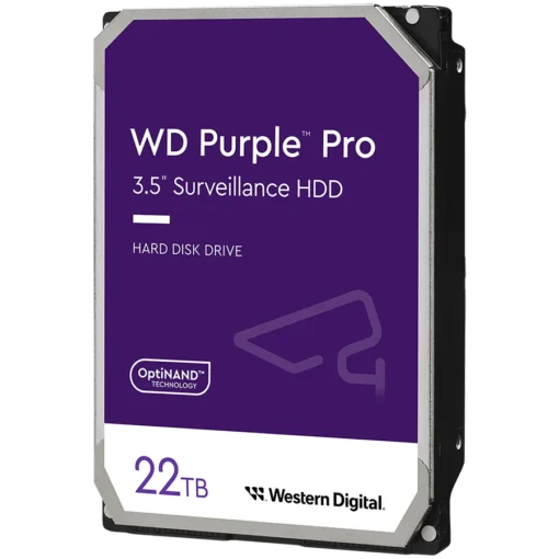Хард диск HDD Video Surveillance WD Purple Pro 22TB CMR (3.5'' 512MB 7200 RPM SATA 6Gbps