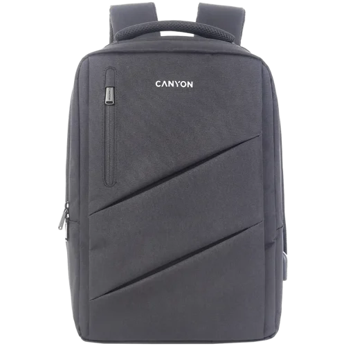 Раница за лаптоп CANYON BPE-5 Laptop backpack for 15.6 inchProduct spec/size(mm): 400MM x300MM x 120MM(+60MM)Grey Canyon