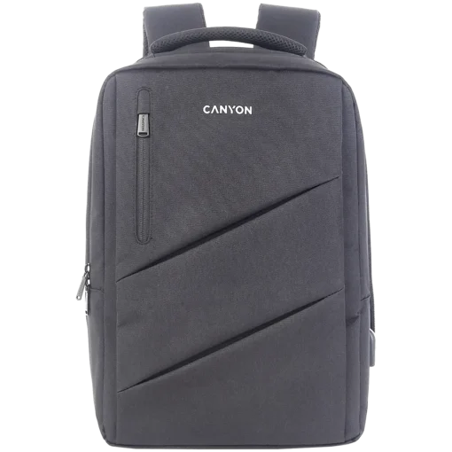 Раница за лаптоп CANYON BPE-5 Laptop backpack for 15.6 inchProduct spec/size(mm): 400MM x300MM x 120MM(+60MM)Grey Canyon