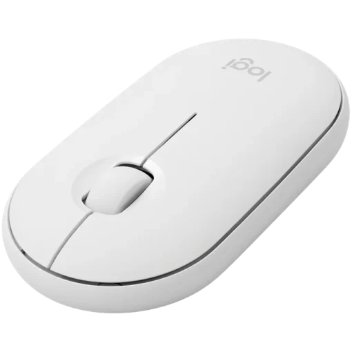 Безжична мишка LOGITECH M350S Pebble 2 Bluetooth Mouse – TONAL WHITE –