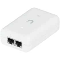 UBIQUITI PoE+ Adapter; Delivers up to 30W of PoE+; Additional power drives devices such as U6 LR U6 Enterprise Camera DS