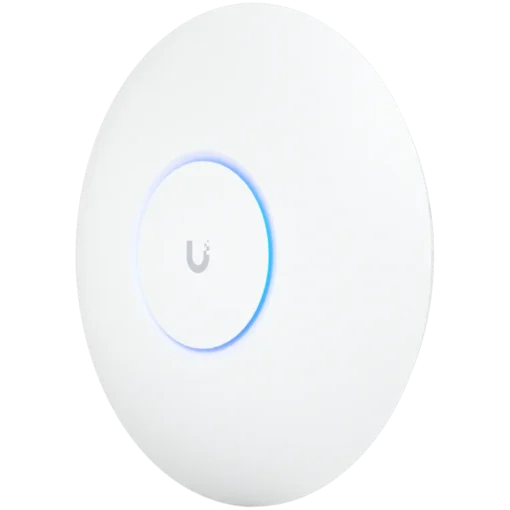 Точка за достъп UBIQUITI U6 Pro; WiFi 6; 6 spatial streams; 140 m² (1500 ft²) coverage; 350+ connected devices; Powered