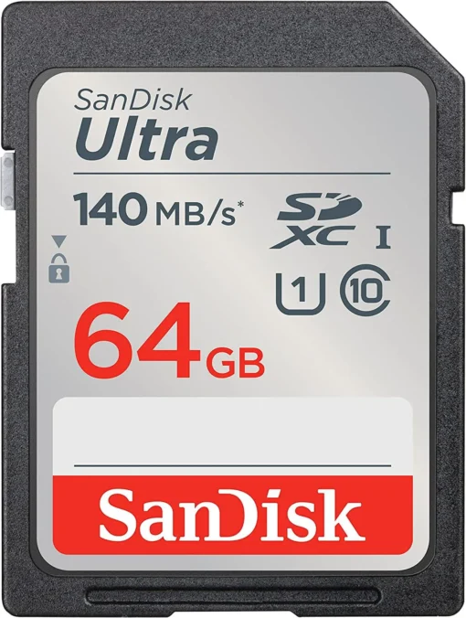 Карта памет SANDISK Ultra SDXC 64GB Class 10 U1 140 Mb/s