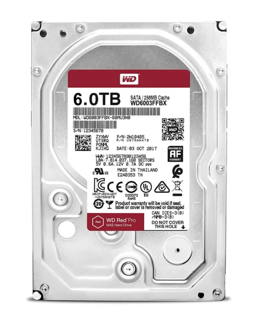 Хард диск WD Red Pro 6TB NAS 3.5″ 6TB 256MB 7200RPM