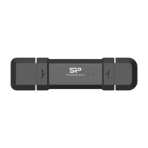 Външен SSD диск Silicon Power DS72 Black 500GB USB-A и USB-C 3.2 Gen2