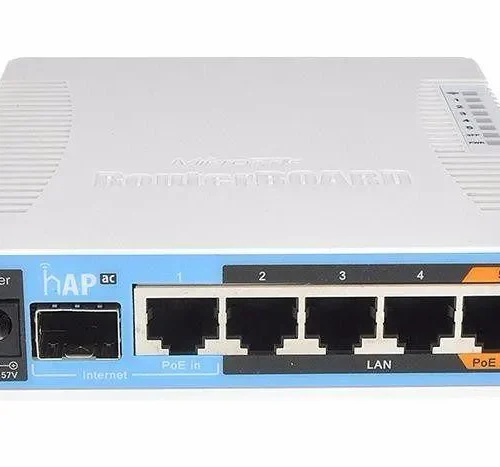 Безжичен Access Point MikroTik hAP AC RB962UiGS-5HacT2HnT 5x 10/100/1000 USB 2.0