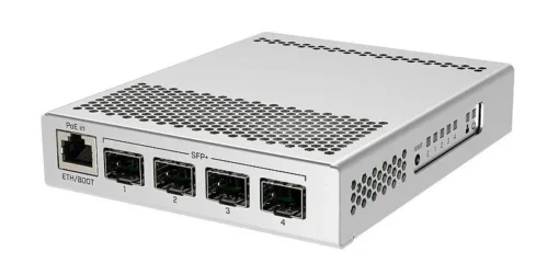 Суич Mikrotik CRS305-1G-4S+IN 1xGigabit LAN 4xSFP+ cages