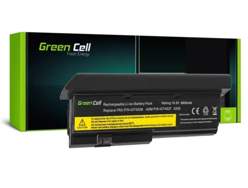 Батерия за лаптоп GREEN CELL IBM Lenovo ThinkPad X200 X201 X201i 42T4534 10.8V