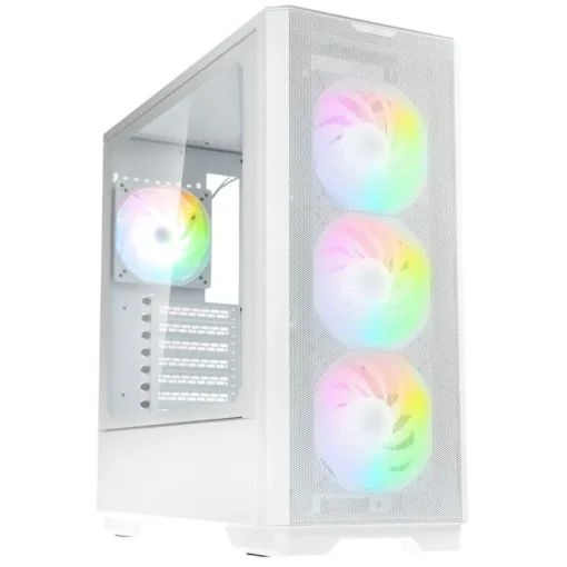 Кутия за компютър Kolink Unity Solar ARGB Mesh Mid-Tower White