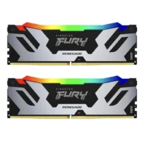 Памет за компютър Kingston Fury Renegade Silver RGB 32GB(2x16GB) DDR5 PC5-51200 6400MHz CL32