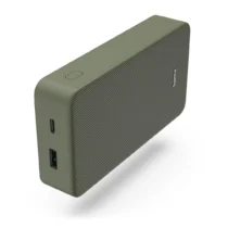 HAMA Външна батерия "Colour 20" 20000 mAh 2 изхода: USB-C USB-A зелена