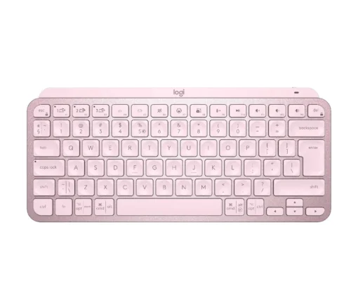 Безжична клавиатура Logitech MX Keys Mini Bluetooth USB-C Розова