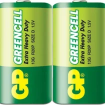 Цинк карбонова батерия GP Greencell 13G-S2 R20 2 бр. в опаковка / shrink