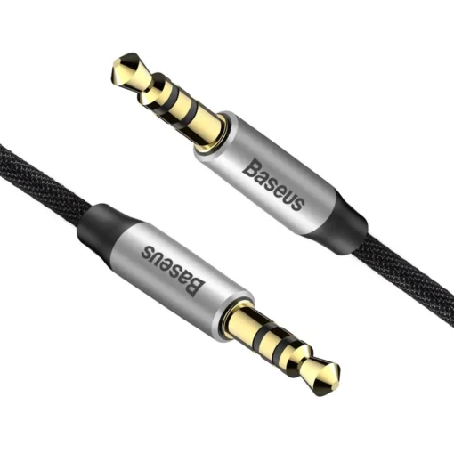 Стерео аудио кабел Baseus Yiven M30 Mini Jack 3.5мм AUX CAM30-BS1 1м -