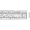 Kомплект безжични клавиатура с мишка Logitech MK295 Silent Бял