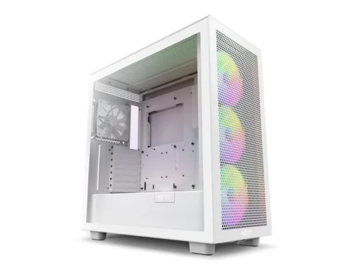 Кутия за компютър NZXT H7 Flow RGB Matte White Mid-Tower