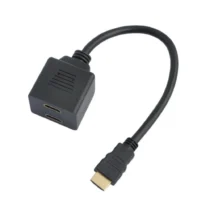 Конвертор (сплитер) ESTILLO HDMI мъжко - 2 x HDMI женско Черен