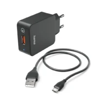 Зарядно устройство 220V micro USB 3 A Qualcomm Quick Charge 3.0 + micro USB Cable 1.5м