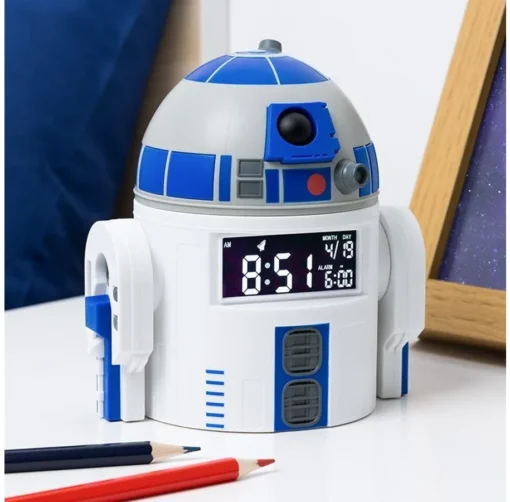 Часовник/будилник Paladone Disney: Star Wars – R2-D2