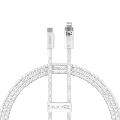 Кабел Baseus Explorer Series USB-C – Lightning 20W 1 м CATS010202 –