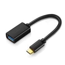 Адаптер Ugreen OTG кабел USB 3.0 към USB Type C - черен