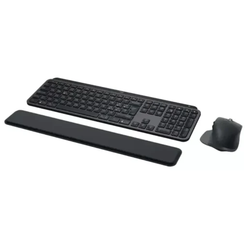 Комплект безжична клавиатура и мишка Logitech MX Keys S Combo USB-C rechargeable US