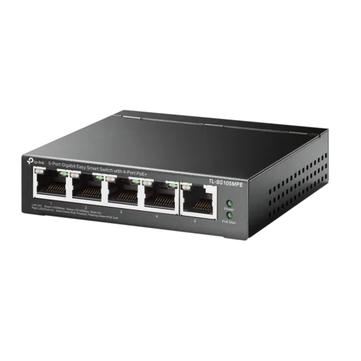 Комутатор TP-Link TL-SG105MPE 5-портов Gigabit Easy Smart Switch с 4 порта