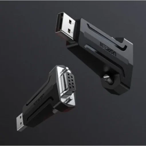 Адаптер на Ugreen DB9 RS-232 – USB 80111 CM326 – черен