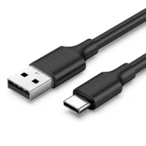 Кабел Ugreen USB - USB Type C 2 A cable 0.5м 60115 - черен