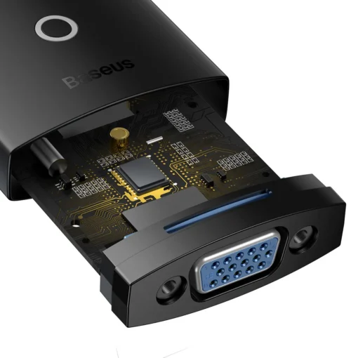 Адаптер Baseus Lite HDMI към VGA черен