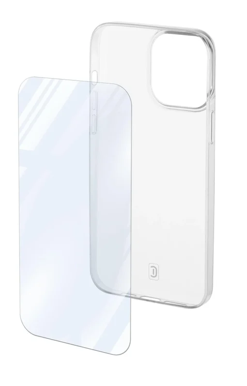Пакет за iPhone 15- прозрачен калъф + протектор