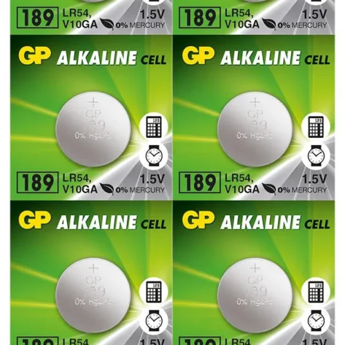 Бутонна алкална батерия GP189 LR-1130/ 10 бр./pack цена за 1 бр./ 1.55V