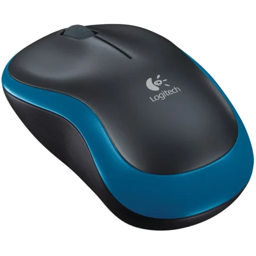 Безжична мишка LOGITECH M185 Wireless Mouse - BLUE - EER2