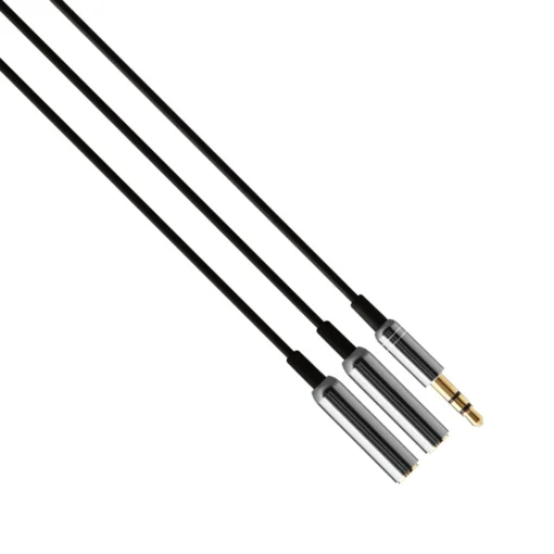 кабел за мобилен телефон Аудио кабел Earldom AUX201 3.5mm жак М/М 0.4м Различни цветове -