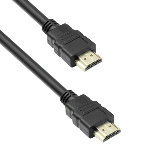 кабел за мобилен телефон Кабел DeTech HDMI - HDMI M/М 5m Без ферит Черен -