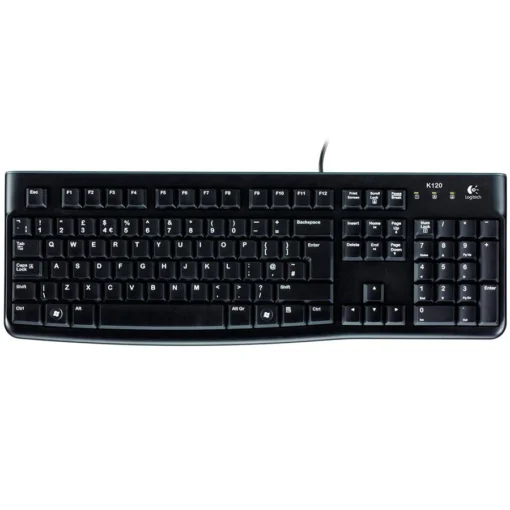 Клавиатура LOGITECH K120 Corded Keyboard – BLACK – USB – US INTL –