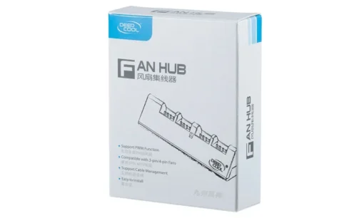 DeepCool Разклонител за вентилатори Fan HUB 4 fans