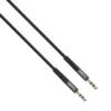 кабел за мобилен телефон Аудио кабел Yookie YA1 3.5mm жак М/М 1.0м Черен -