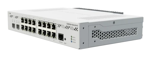 Комутатор Mikrotik CCR2004-16G-2S+PC с 16 Gigabit порта и 2 SFP+